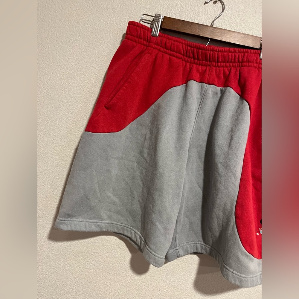 Nike Mens Fleece Club Casual Galaxy Embroidered Swoosh Shorts Size Large - Picture 2 of 12